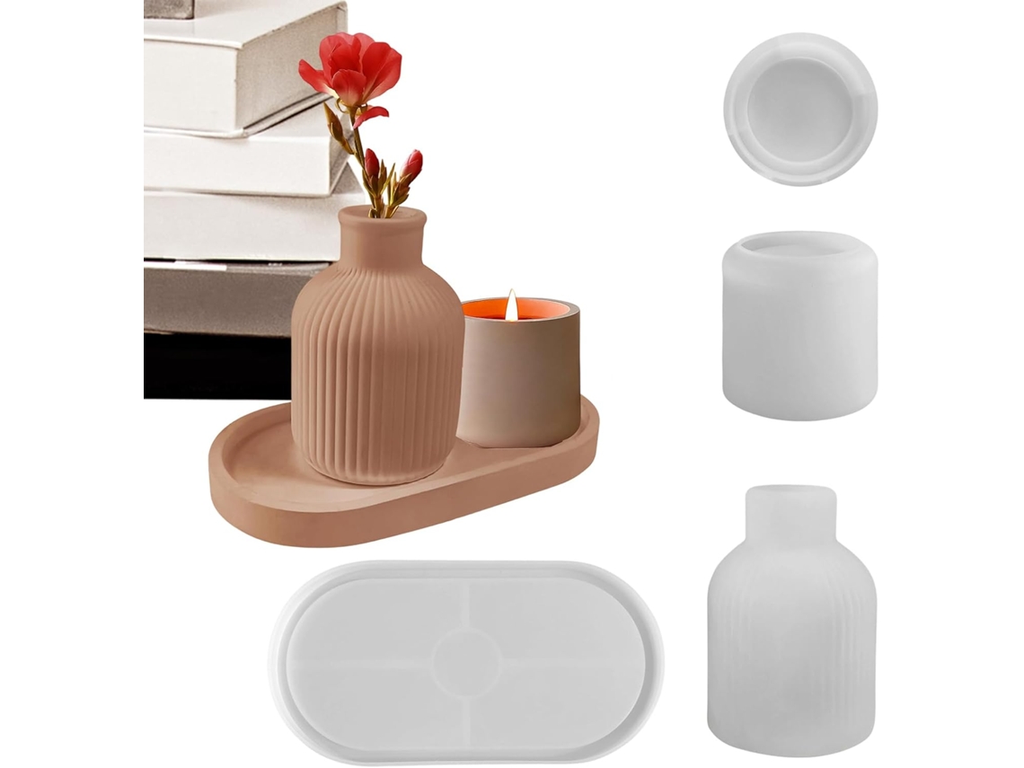 Moldes De Resina De Silicone - Ferramentas De Artesanato Flexíveis E Reutilizáveis