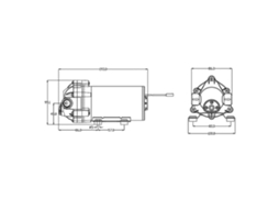 Bomba de óleo do motor 6BD1 (transferência manual de combustível, para escavadeira)