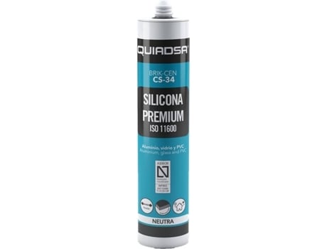 Silicone QUIADSA CS-34 Neutro Transparente (300ml)