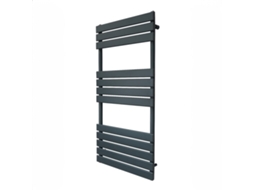 Radiador Toalheiro De Painel Plano Antracite 1200x600mm Em Aço Carbono Com Alta Emissão De Calor E Design Moderno Monstershop