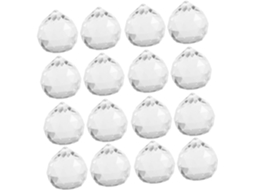 Conjunto de 12 Pingentes de Vidro Transparente para Lustres, Decorações Suspensas para Casamentos e Decoração de Parede. SFUSHOS