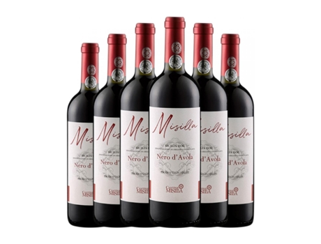 Vinho PAOLINI Misilla Nero d'Avola Terre Siciliane (0.75 L - 6 Unidades)
