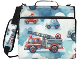 Bolsa Organizadora Fofa Em Formato De Caminhão Desenho Animado Escola E Escritório, Com Zíper Resistente À Água E