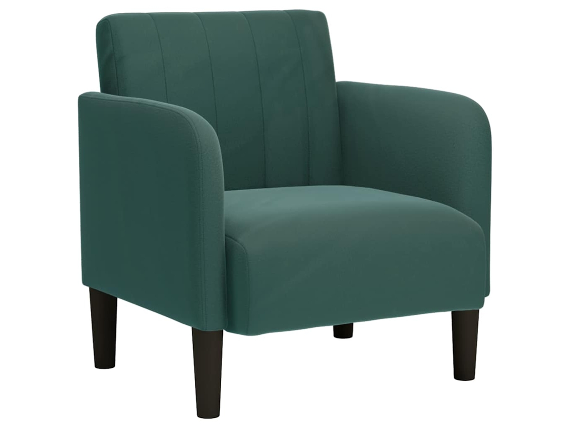 Sofa Chair, Sofa Chairs Vidaxl Verde Veludo