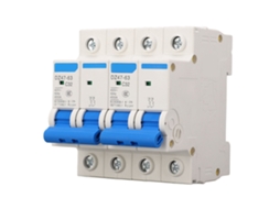 Disjuntor Interlock Isolador Com Fixação Em Trilho Din 2p 32a 400v Chave De Ar De Proteção