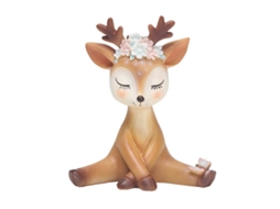 Decoração de Bolo com Boneco de Cervo em Resina LAXISCREED para Festas de Natal e Casamento