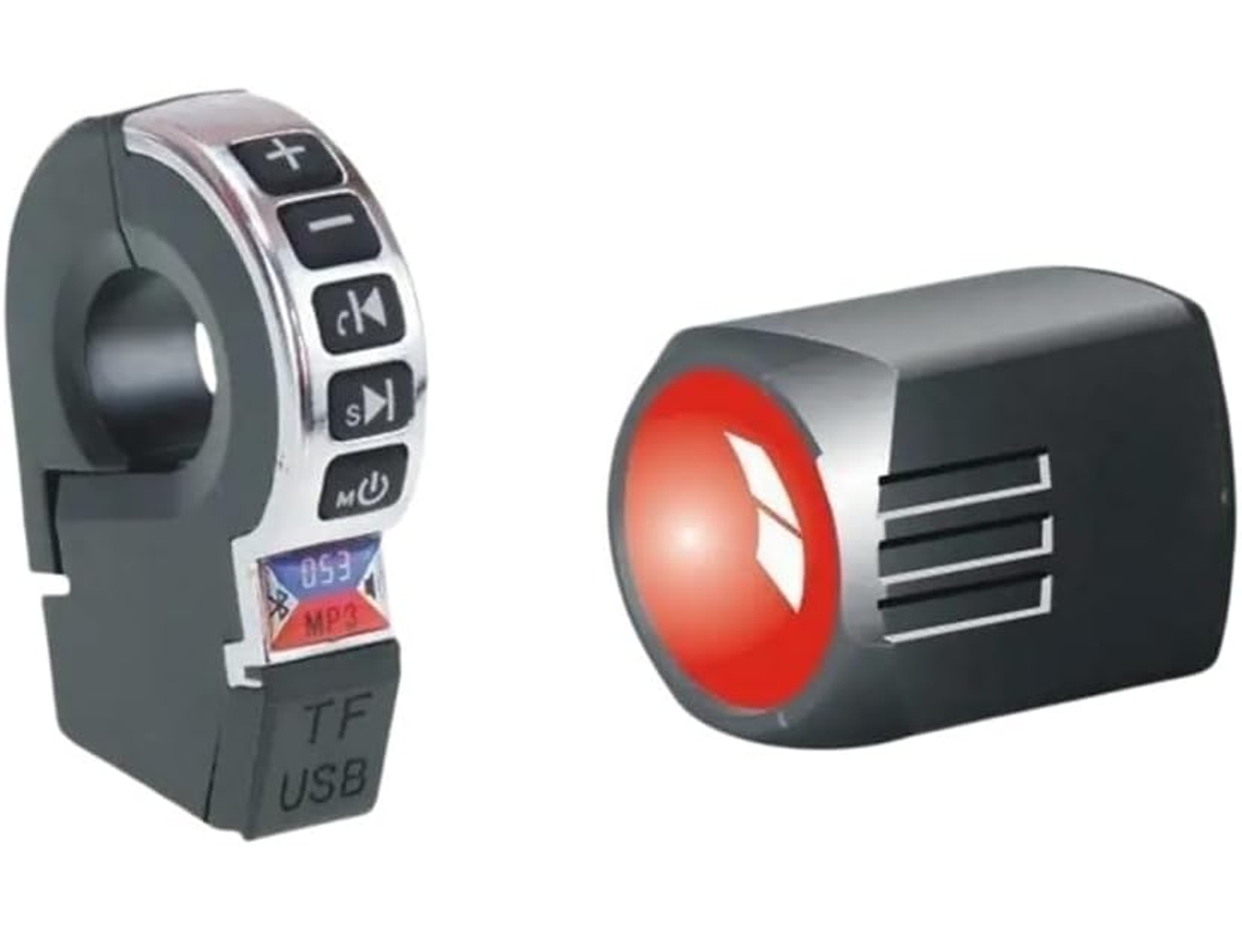 Rádio Haut-parleur Sem Fio Para Moto, Com Carregador De Telefone, Scooter, Carro, Carro