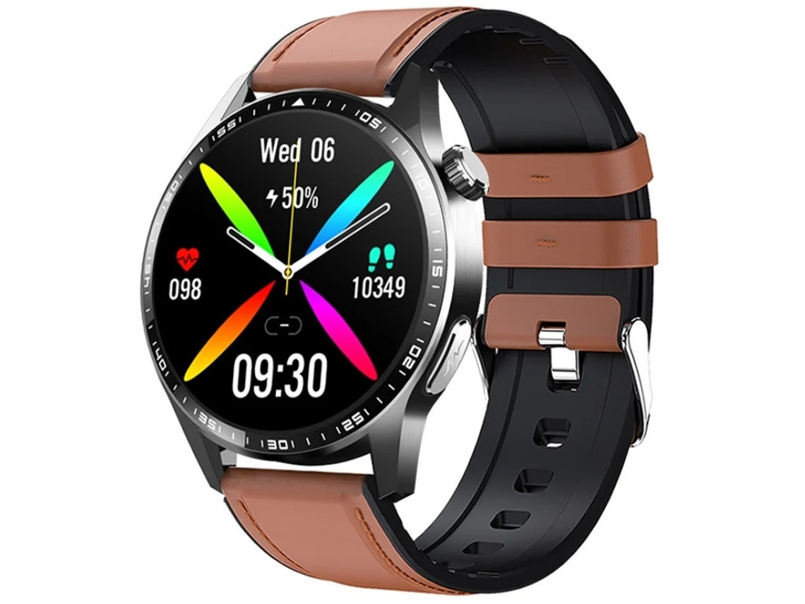 Smartwatch Bestvite com monitoramento de estresse, ECG, glicemia, ácido úrico, chamadas Bluetooth, função SOS e modos esportivos.