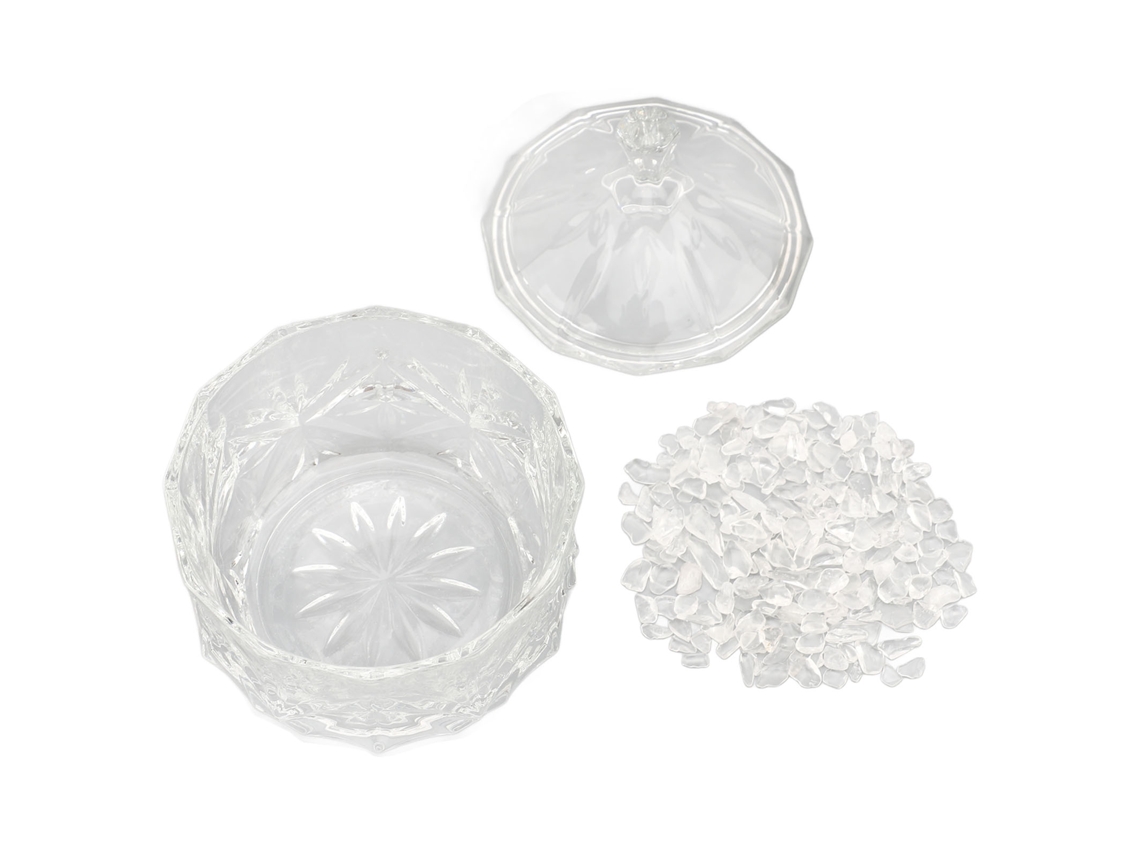 Bacia Desmagnetizadora De Cristal Artificial Para Armazenamento Bijuterias Decoracao