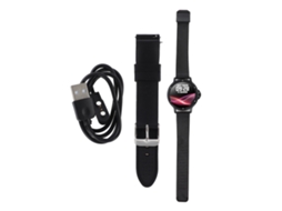 Mali relógio Inteligente Fitness Tracker Mulher 1.2 Polegadas Monitor de Sono Contador de Calorias Preto