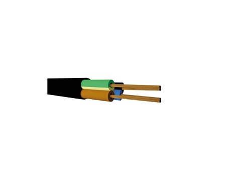 Rolo Mangueira 100m Preta Rct (4x1,5mm)