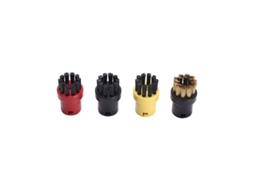 Escova de limpeza a vapor, escova redonda, para karcher sc series sc1 sc2 sc3 sc4 sc5 sc7, peças de eletrodomésticos, acessórios