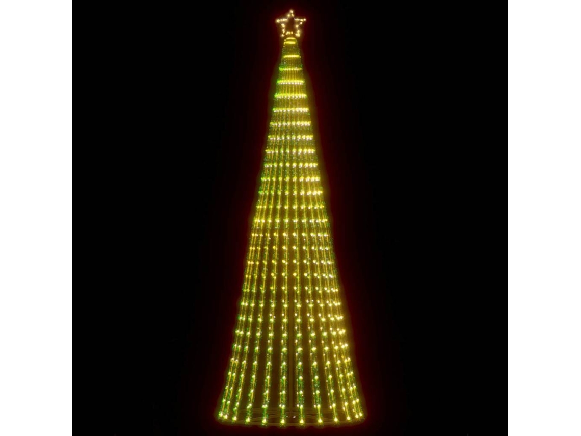 Vidaxl Led Árvore De Natal 475 Leds Branco Quente 247 Cm