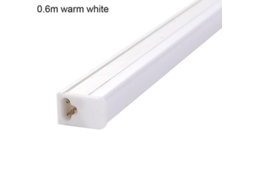 Tubo Led T8 5w 220v 480lm Luz Branca/quente 0.3m/0.6m Material Pc Vida Útil 10000h Luz Quente