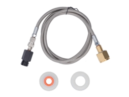 Yuru adaptador de recarga de CO2 para refrigerante com mangueira 60 polegadas conector CGA320 aço inox