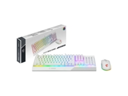 Teclado E Mouse Sem Fio Msi Vigor Gk30 Com Teclado Qwerty Espanhol Aquaforge