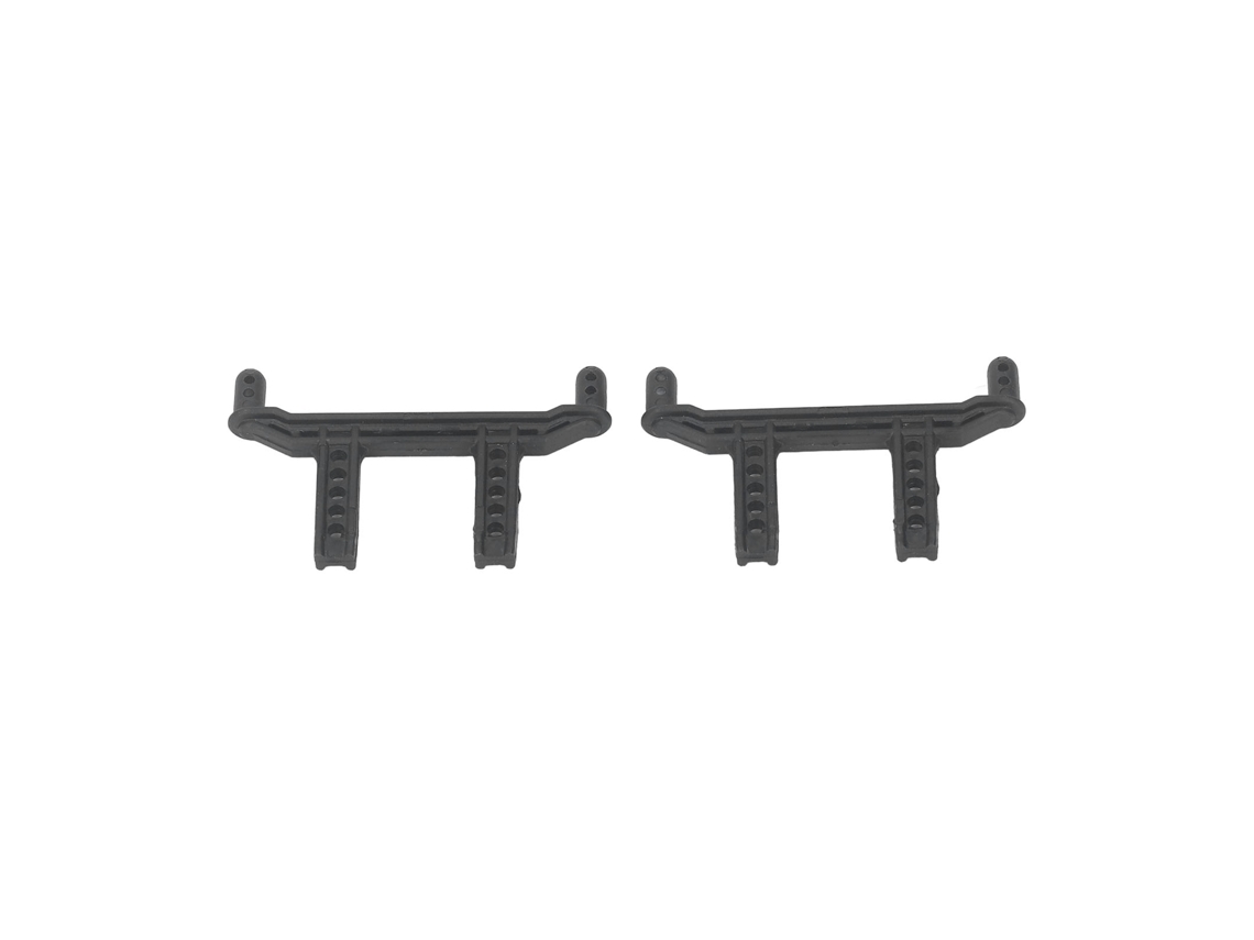 Mali 2pcs Coluna de Carcaça Dianteira e Traseira de Carro Rc Pa 1/16 Peça de Reposição para Scy 16101 16102 Preto