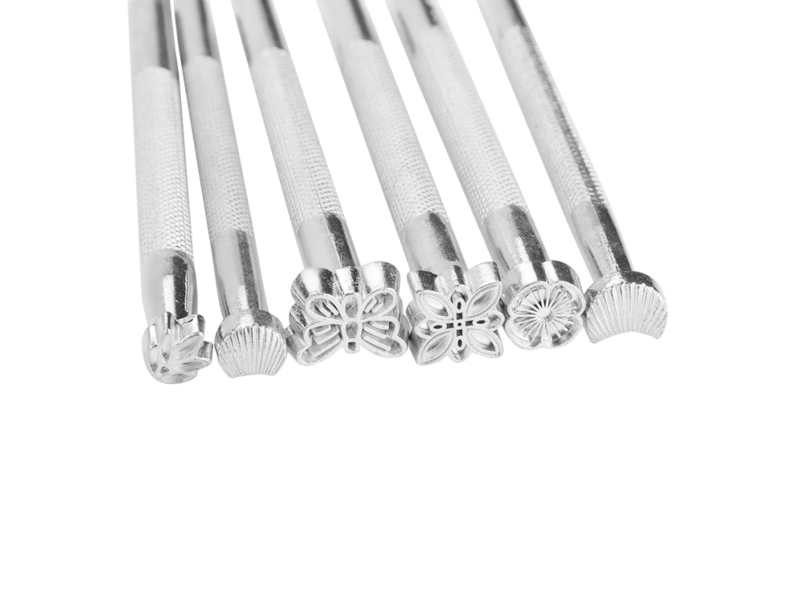 Kit De Ferramentas De Estampado Em Couro Para Gravura E Artesanato Diy Feito À Mão