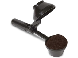 Colher Medidora De Café Com Funil, Feita Plástico Para Cápsulas Própria Alimentos, Capacidade 2 Colheres Sopa.