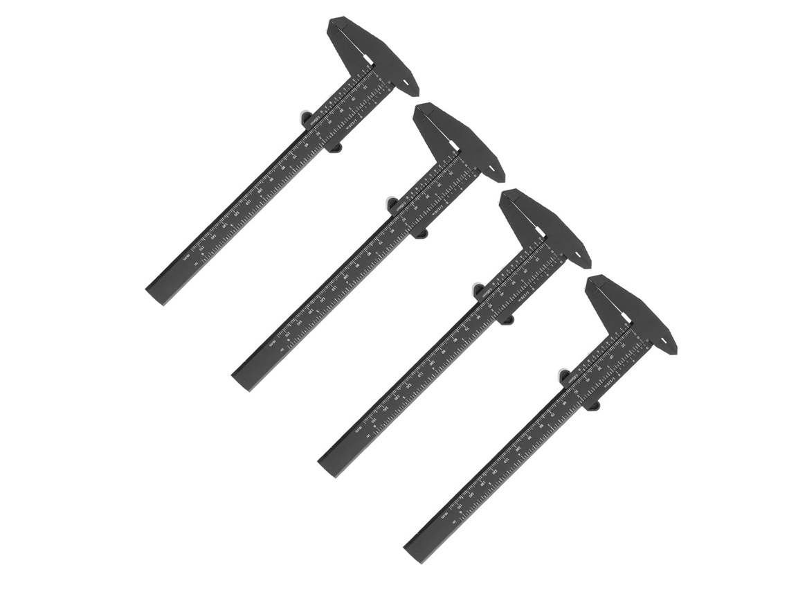 Paquímetro Vernier De 4 Peças, Ferramenta Medição Manual 15 Cm,