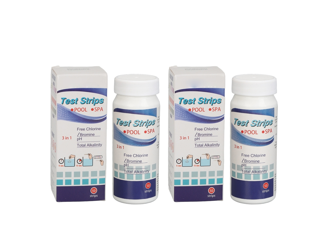 100pcs Tiras De Teste De Ph Precisa Com 2 Garrafas De Armazenamento
