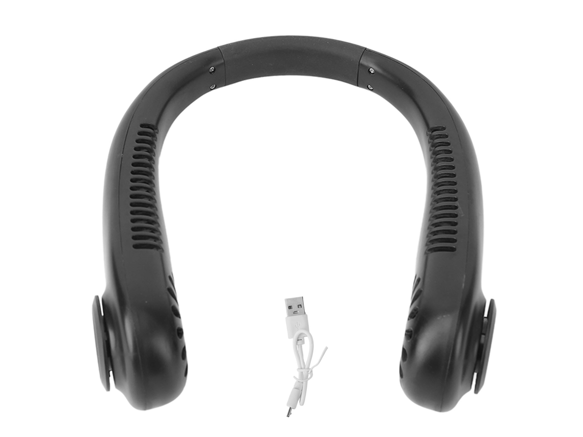 Portable Neck Fan 3 Speeds 360° Cooling Bladeless Hands Free Outdoor Travel Sport