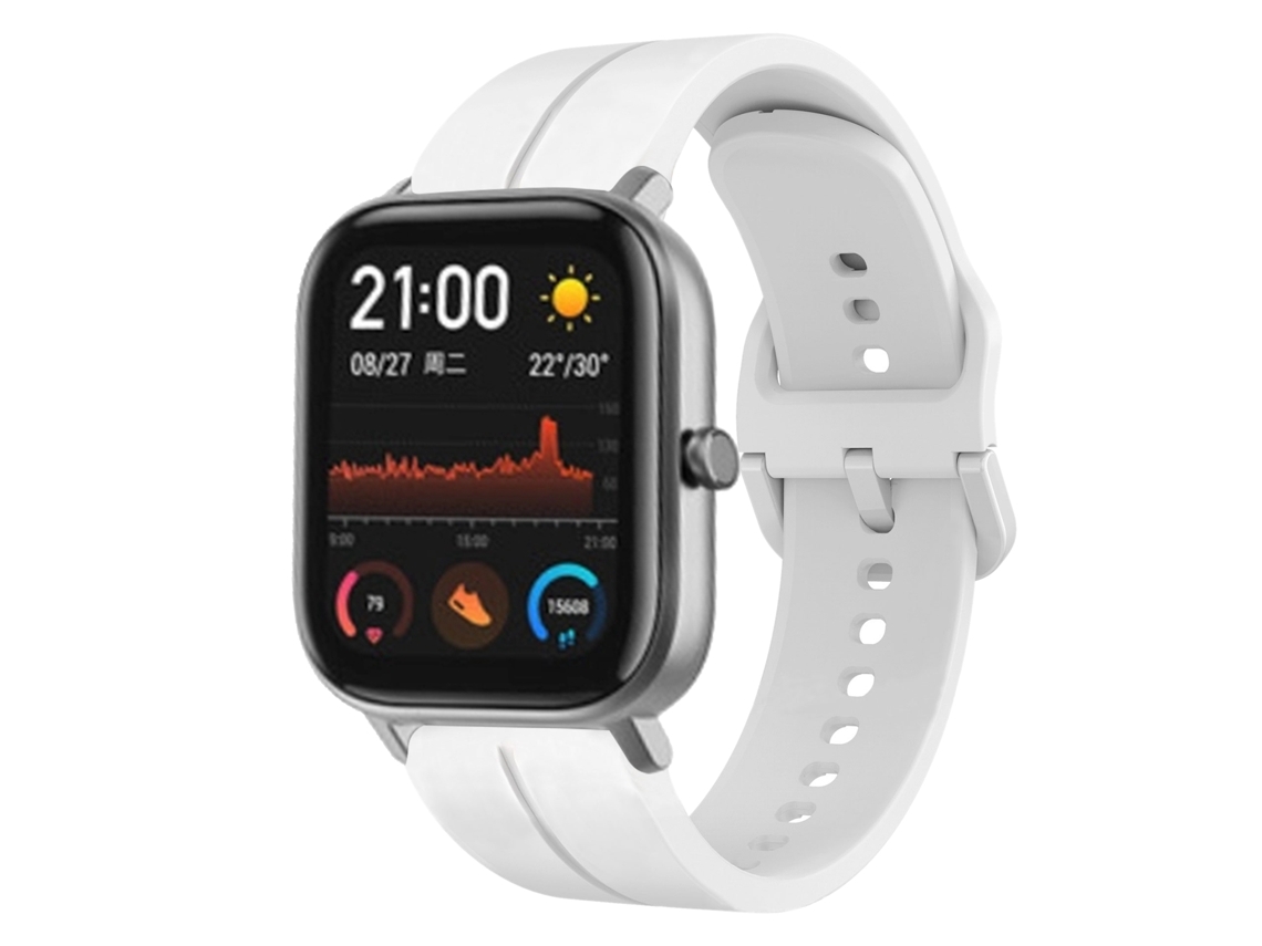 Bracelete de Smartwatch para Amazfit GTS de silicone com laço de 20 mm (branca)