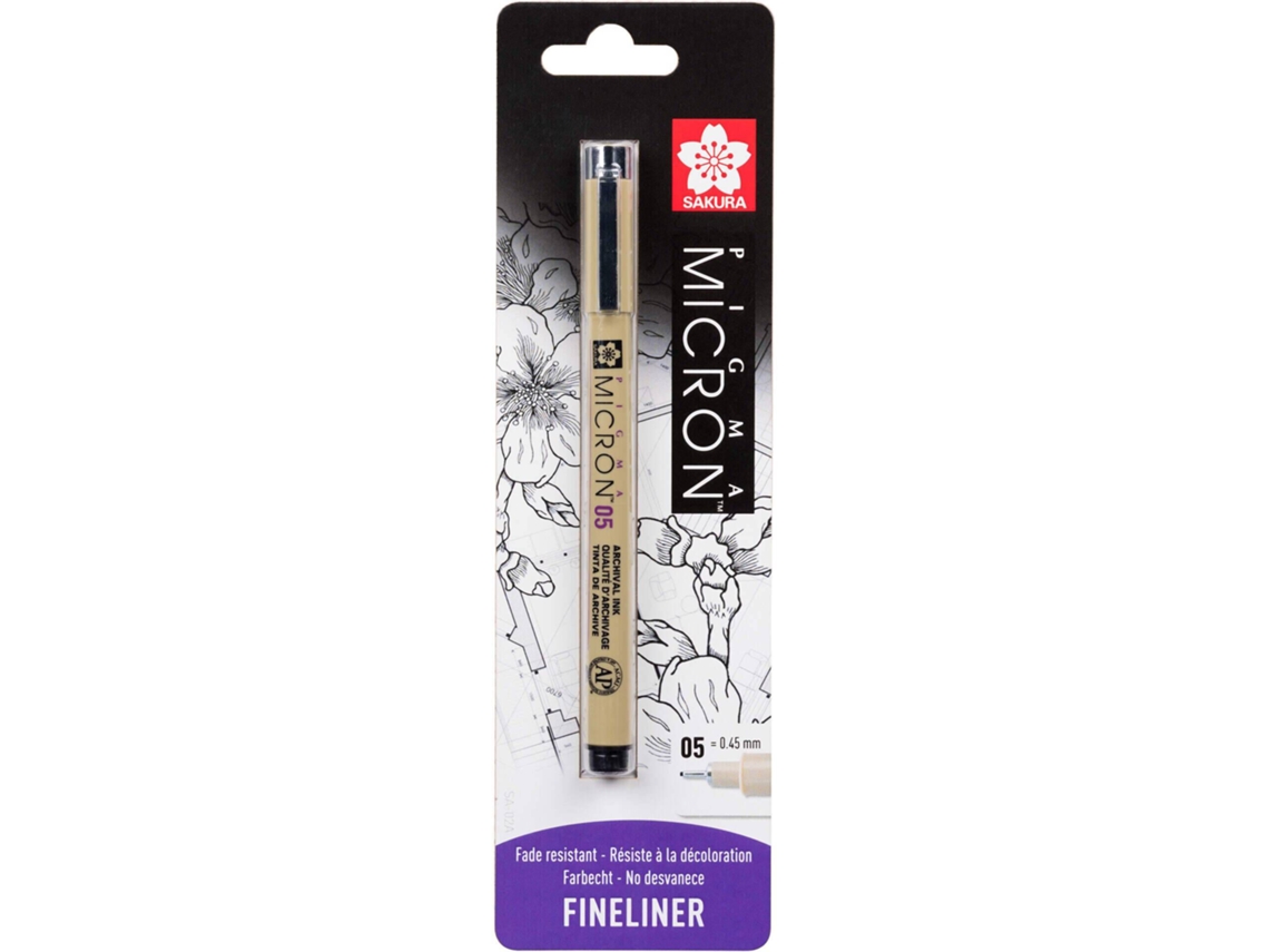 Marcador Pigma Micron 05 Preto Sakura