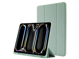 Capa de couro tripla Webake Skin Feel para tablet com compartimento para caneta