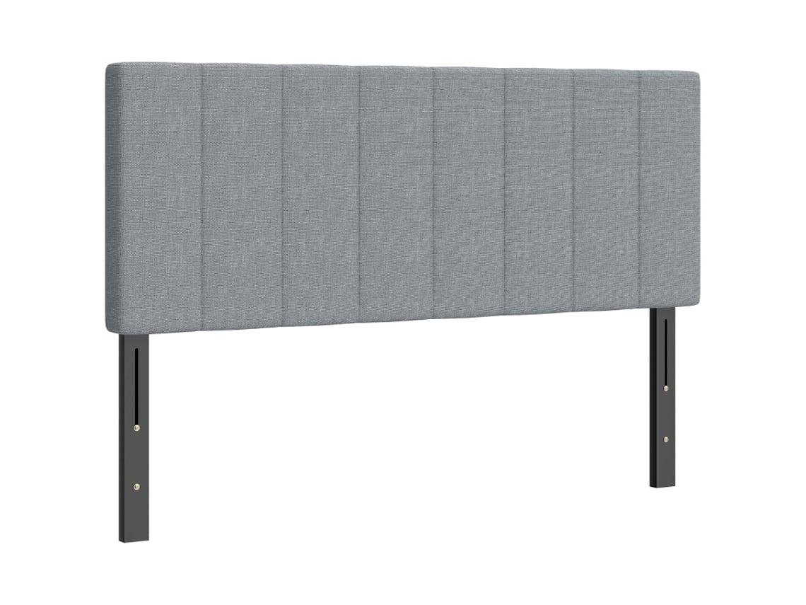 Cabeceira 3 Ajustes Altura Linho 160cm Cinza VELTRIX