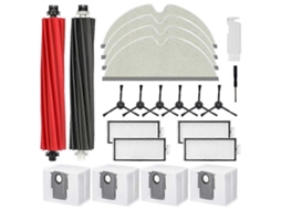 Para Aspirador De Pó Q8 Max / Q8 Max + / Q5 Pro / Q5 Pro+: Escova Lateral Principal, Filtro Hepa, Pano De Limpeza, Sacos De Pó_glo