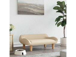 Vidaxl Cama 70x40x24 Cm Tecido Cor Creme