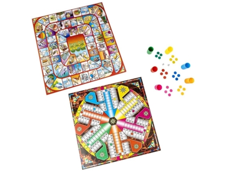 2 em 1 Parchis e Oca 6 Jogadores GAME PLANET CLASSICS