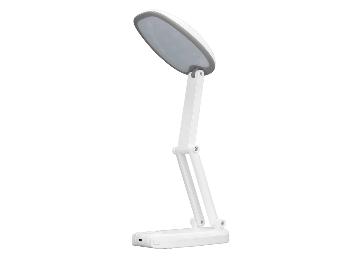 Lâmpada De Mesa Dobrável Laxiscreed Com Altifalante Bluetooth Recarregável
