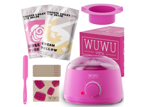 Kit de Depilação Wuwuvista, Presente Perfeito de Halloween, Cera Dura para Depilação com Aquecedor de Cera e Esferas de Cera para…