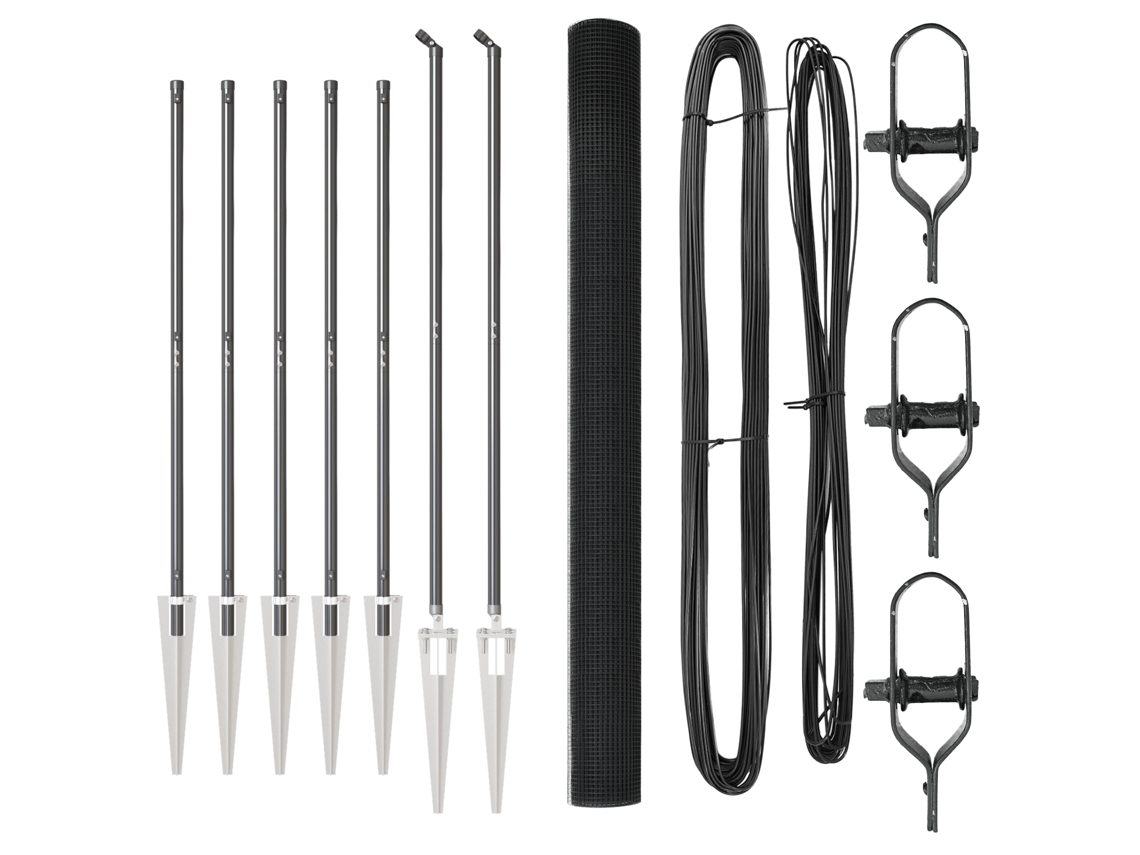 Conjunto 1 Painéis De Cerca Vidaxl Cinzento Aço (10 X 1,6 M)