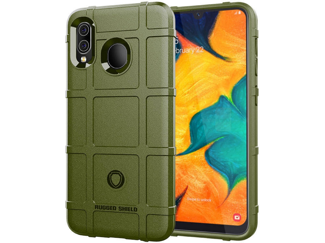Capa Samsung Galaxy A30 Protective verde