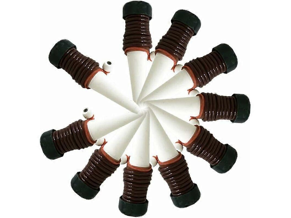 Sistema de Riego por Goteo Cerâmico, Kit Automático para Jardim Interior e Exterior, 10 Peças | S/MARCA