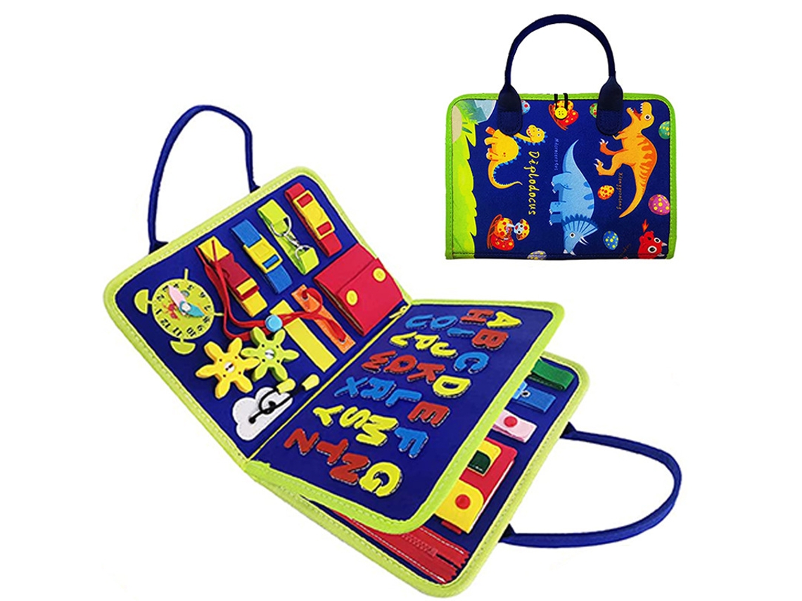 Quadro De Atividades Montessori Com 3 Camadas, Brinquedo Sensorial, Presente Para Meninas De 1, 2 E 3 Anos Slowmoose