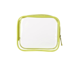 Nécessaire Transparente Tamanho M Para Viagens Femininas, Nécessaire Transparente Tamanho 25 Cm Giyblacko Em Promoção Hengjian (14 X 4 X 12 Cm)