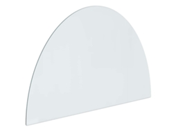 Maison Exclusive - Placa De Vidro Para Lareira Transparente 800 X 500 Mm Vidro