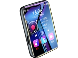Leitor De Mp3 16gb Com Bluetooth, Leitor De Mp3 Mp4 Com Tela Sensível Ao Toque 2, 4 Polegadas, Alto Falante, Reprodutor