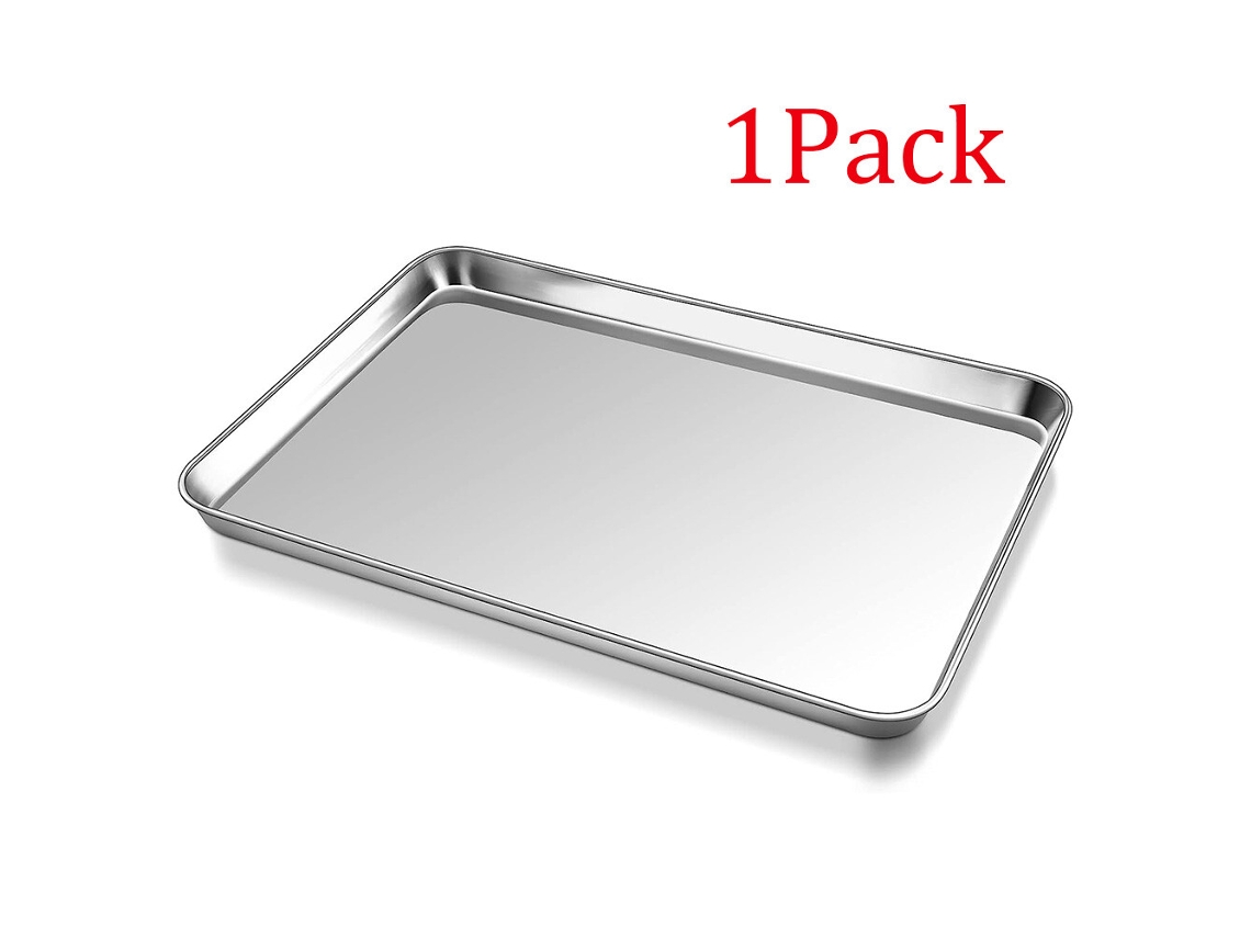 Conjunto de Assadeiras de Aço Inoxidável 40302,5 Cm, 1 Assadeira Antiaderente, Prato para Forno e Utensílios para Churrasco SUNNY SPACES