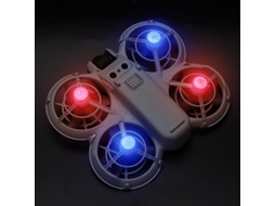 2 Unidades Cqt Mini Luz Estroboscópica de Sinalização de Voo Noturno, Lâmpada de Aviso Led, Acessórios para Drone Quadricóptero Dji Neo 2 Rc MDUG