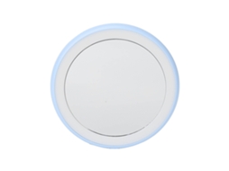 Espejo De Maquillaje Portátil Con Luz Led Redondo Compacto Para Viajes 12 Chips Azul Cielo Versión Batería