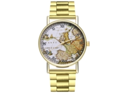 Relógio de pulso Zhoulianfa Classic Modern Unisex Quartz com pulseira de aço