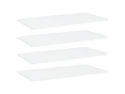 Vidaxl Prateleiras Para Estante 4 Pcs 60x30x1,5cm Contraplacado Branco