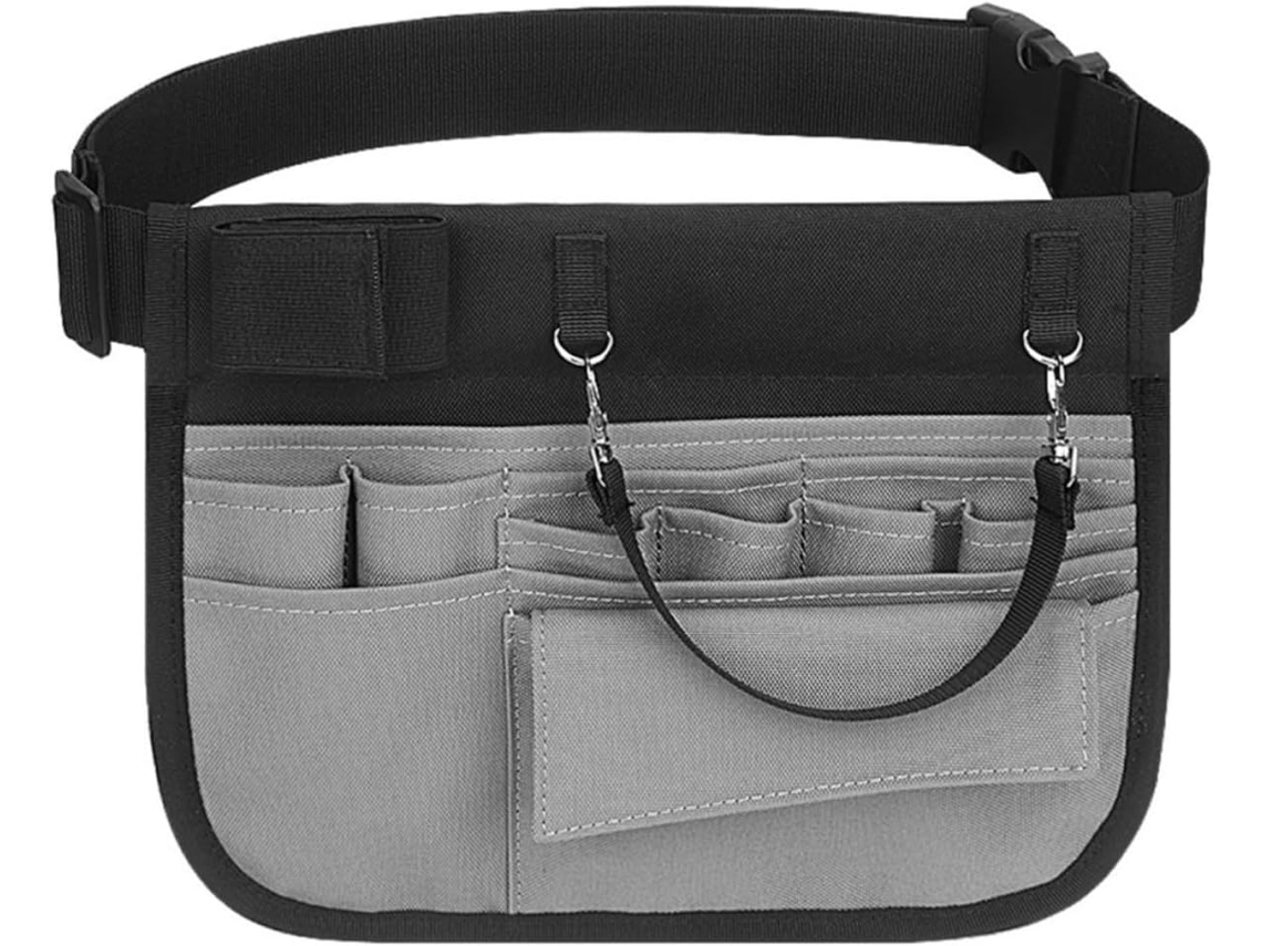 Cinto de ferramentas profissional com ajuste confortável e Fivela ajustável, bolsa de tecido resistente, ideal para
