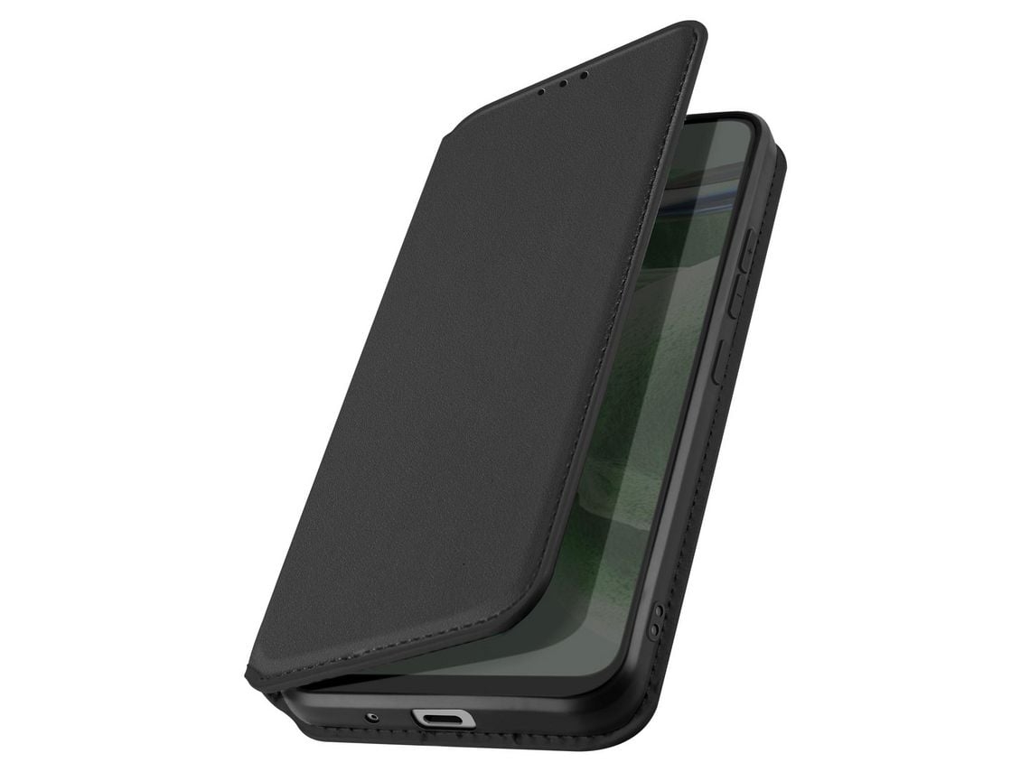 Capa Para Xiaomi Redmi 6a Pele Magnética Preto