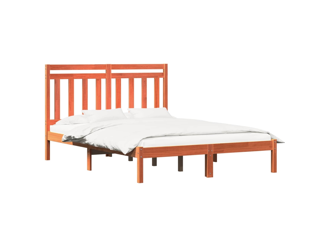 Estrutura da Cama Marrom Cera 205,5 X 145,5 X 100 Cm MAISON EXCLUSIVE